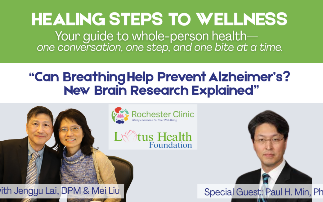 In this episode of Healing Step 2 Wellness, Dr. J and Mei sit down with Dr. Paul Min, a Mayo Clinic neuroscientist who spends his days scanning brains and studying aging, memory loss, and early signs of dementia.