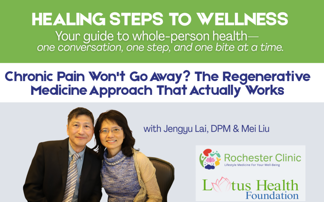 Chronic Pain Won’t Go Away? The Regenerative  Medicine Approach that Actually Works
