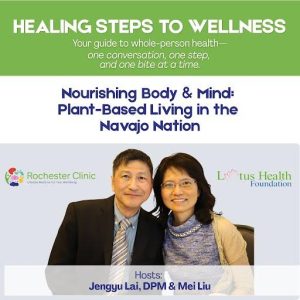 Dr Jengyu Lai and Mei Liu of Healing Steps to Wellness at the Navajo Nutrition Summit 2026