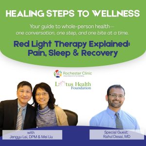 Healing Steps to Wellness with Mei Liu & Dr Jengyu Lai interview Dr Rahul Desai